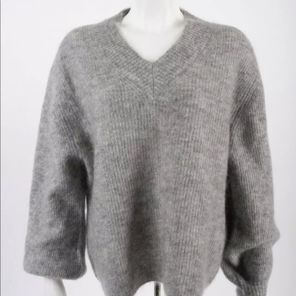 Zara Sweaters - Zara Womens Oversized Sweater S Gray Mohair Wool